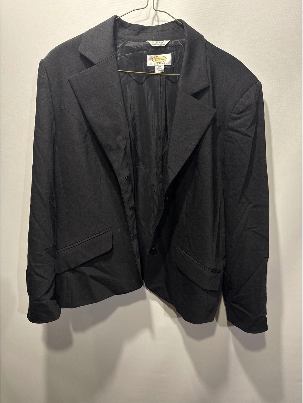 Talbots Women's Black Blazer Jacket Size 12W